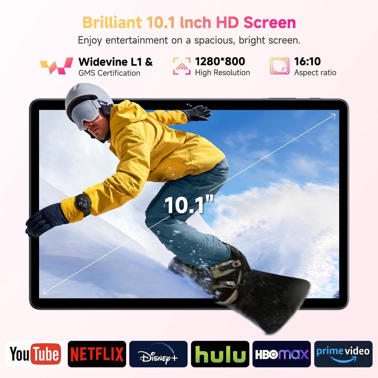 Alt view image 4 of 7 - CHUWI Newest Hi10 XPro Android 13 10.1IPS Screen Unisoc T606 Tablet 8GB 128G GPS WiFi LTE Tablet