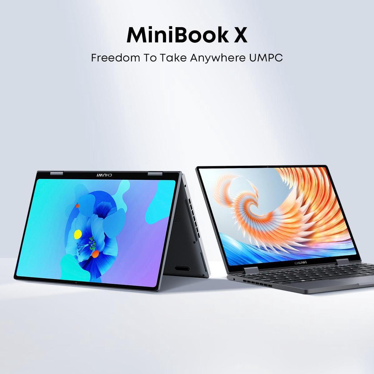 Alt view image 3 of 7 - CHUWI 10.51" MiniBook X Touchscreen Laptop, Intel N150, 12GB RAM 512GB ROM, 360° Yoga Rotation,  Windows 11 Laptops, 1TB SSD Expand, FHD 1920x1200, Backlit Keyboard WiFi 6, BT5.2,Webcam