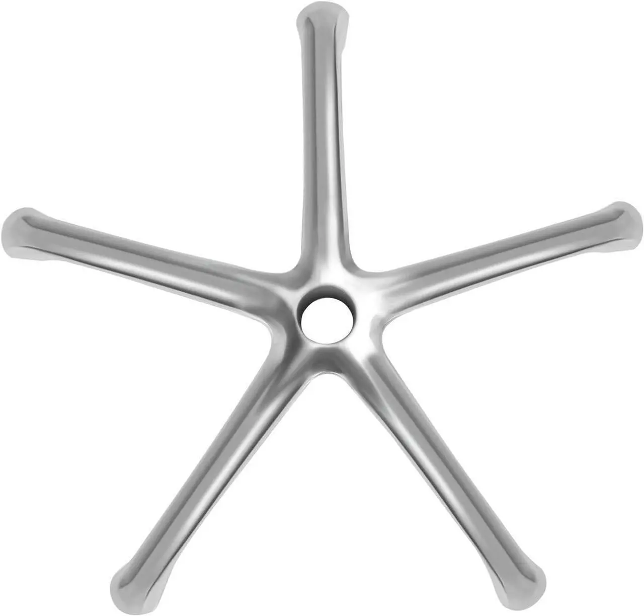 Alt view image 3 of 7 - Kaleurrier Chair Stool Base,Office Chair Replacement Parts,Reinforced Sturdy Aluminum 5 Legs Base,Heavy Duty Holds up 400 lbs,in Universal Standard Size - 25.2 inches