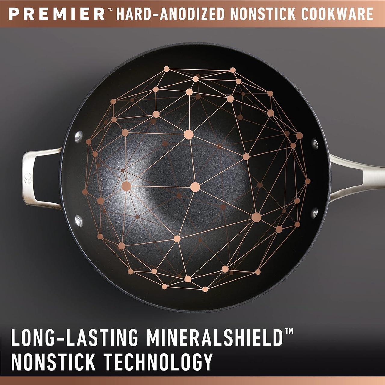 Alt view image 2 of 7 - Calphalon® Premier Hard-Anodized Nonstick 3.5-Quart Saucepan with Lid
