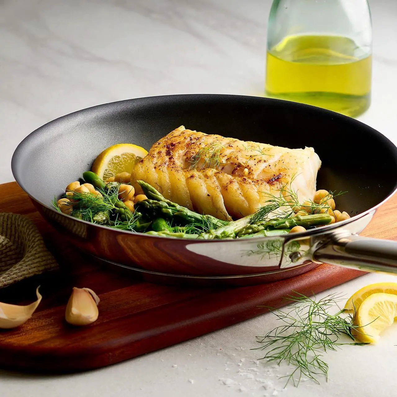 Alt view image 2 of 7 - Tramontina 10-Inch Non Stick Frying Pan, Tri-Ply Base Stainless Steel Skillet with Reinforced Nonstick Coating, Dishwasher and Oven Safe