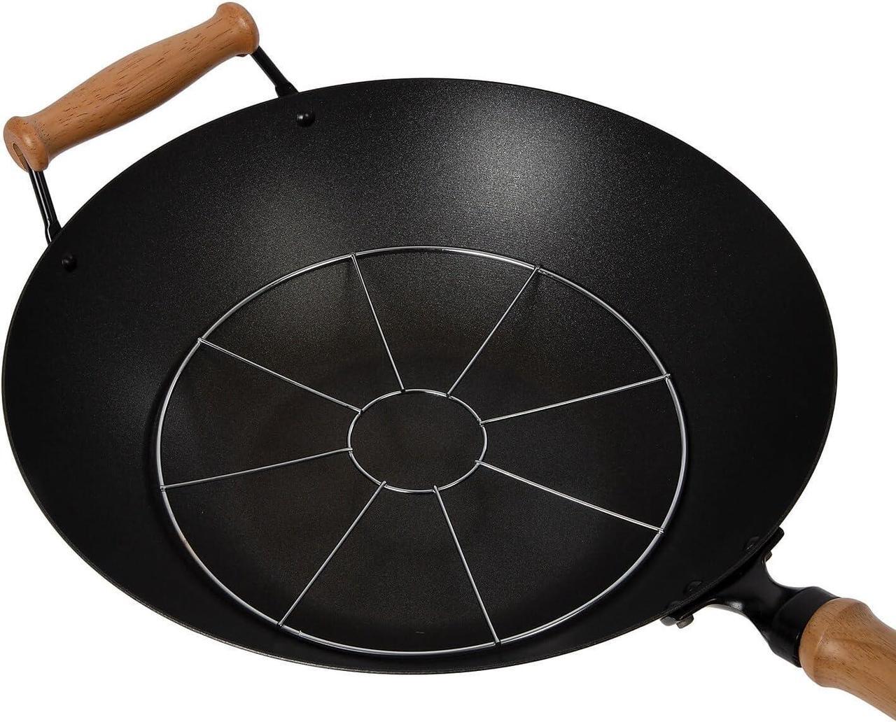 Alt view image 4 of 7 - Joyce Chen 22-9938, Pro Chef 14 Inch 10 Piece Excalibur Non-Stick Wok Set