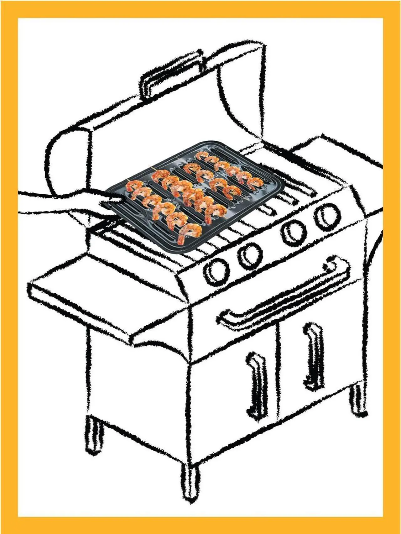 Alt view image 6 of 7 - Range Kleen BP102X 2 Piece Heavy Duty Porcelain Air Fry, Bake and Broil Pan