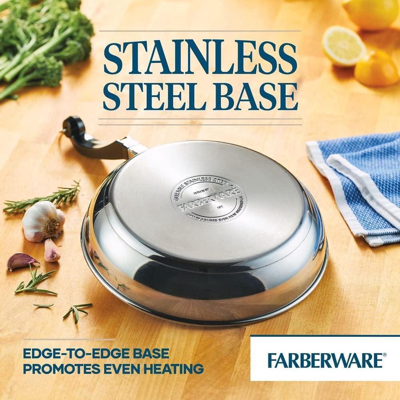 Alt view image 5 of 7 - Farberware Classic Stainless Steel Cookware Pots and Pans Set, 15-Piece,50049,Silver