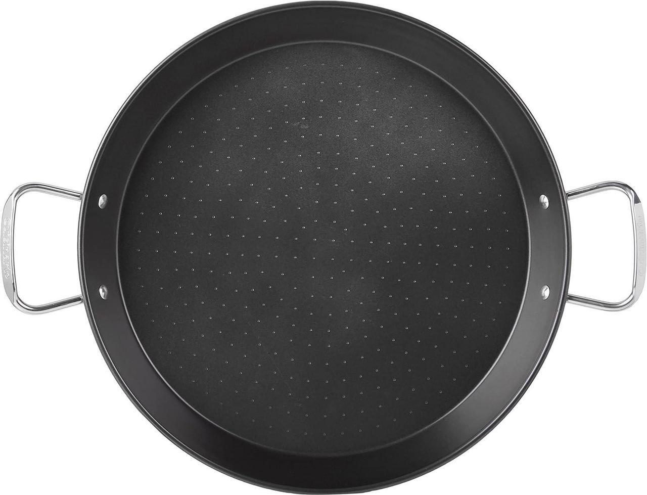 Alt view image 3 of 4 - Cuisinart ASP-38CR 15-Inch Paella Pan With Lid, Red