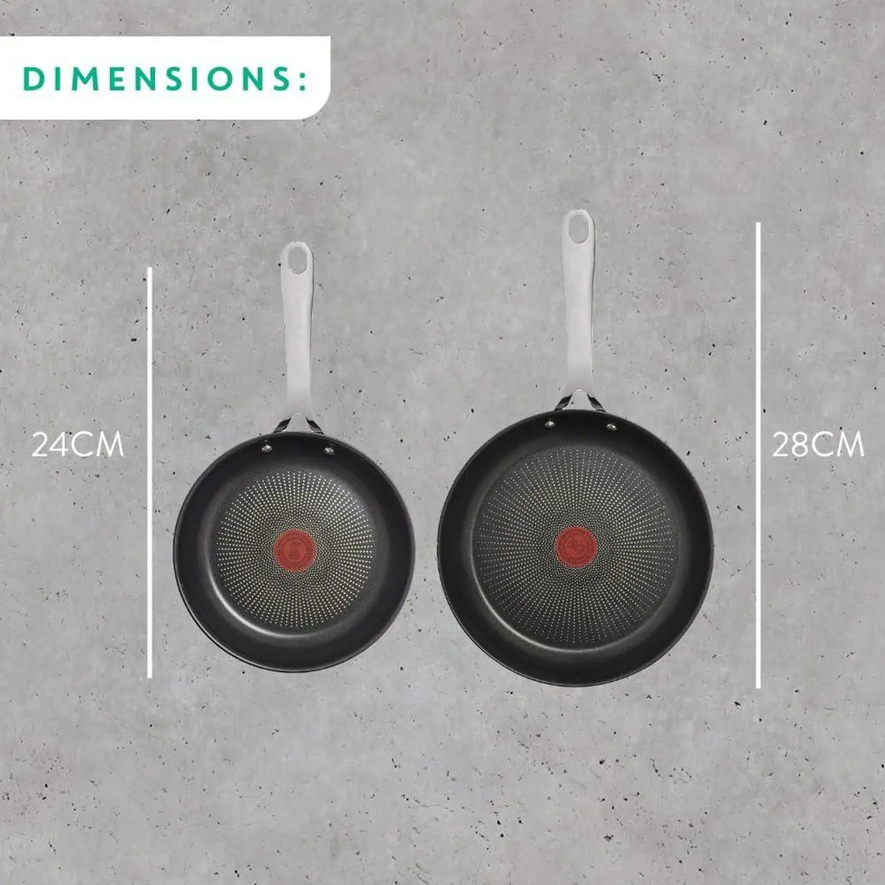 Tefal Jamie Oliver Cook's Direct Frying Pan - Thumbnail 3