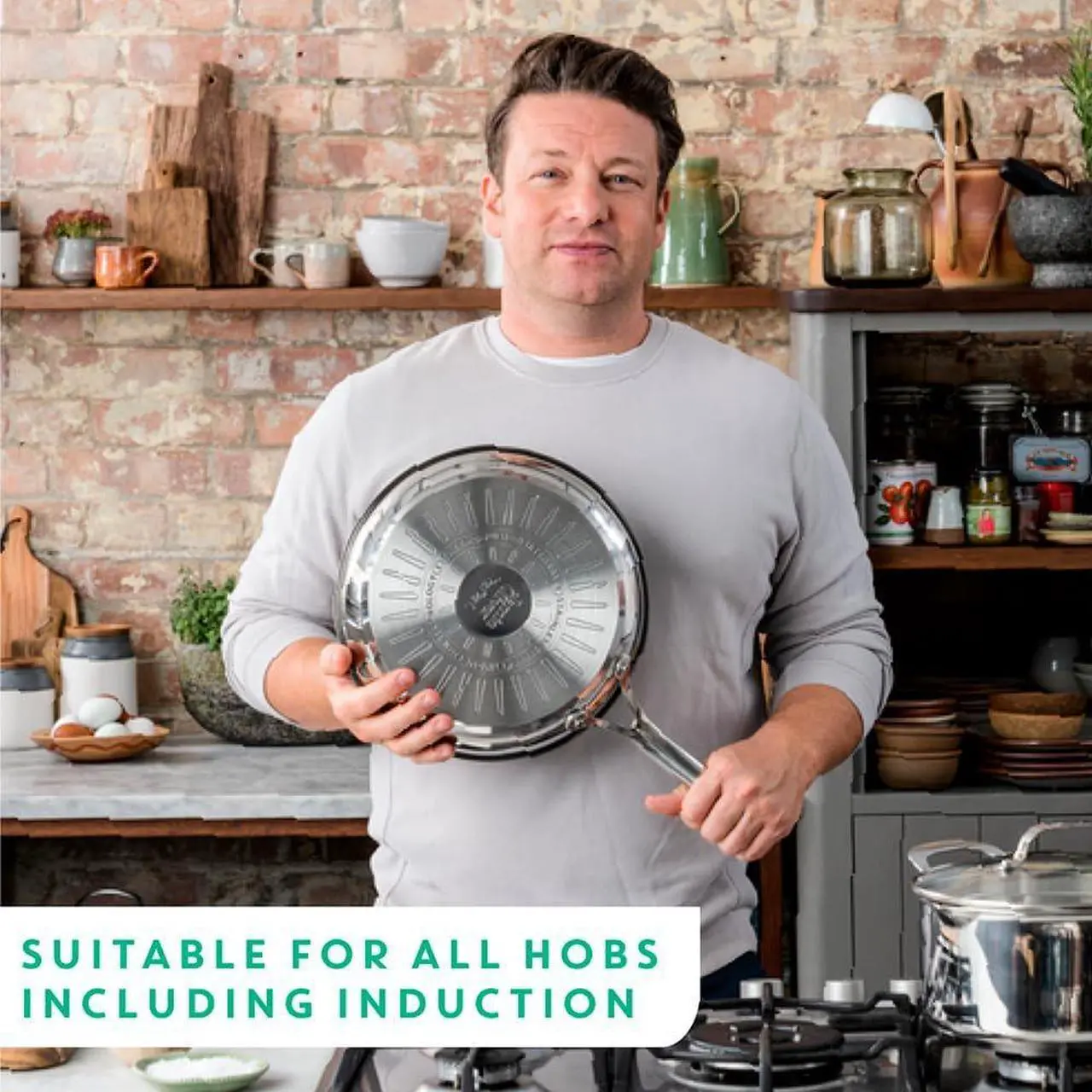 Tefal Jamie Oliver Cook's Direct Frying Pan - Thumbnail 4