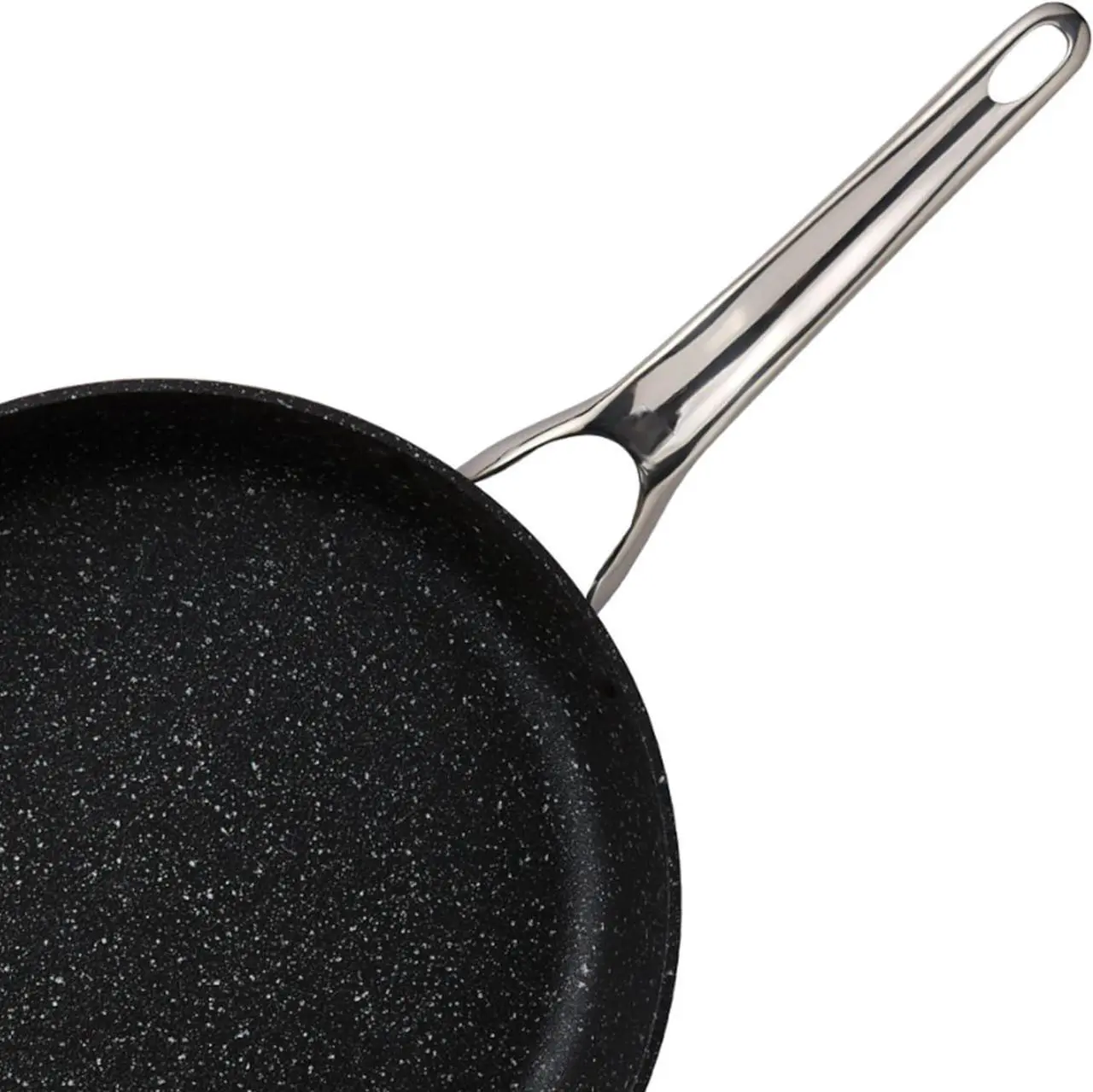Alt view image 2 of 5 - THE ROCK by Starfrit 8" Fry Pan, Black