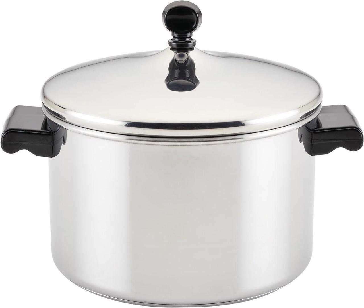Main image of Farberware Classic Stainless Steel 4-Quart Covered Saucepot - - Silver