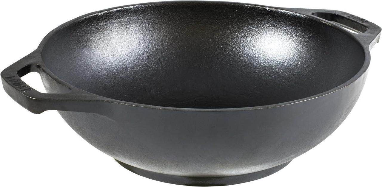 Main image of Lodge Manufacturing Company L9MW Mini Wok Cast Iron, 9", Black