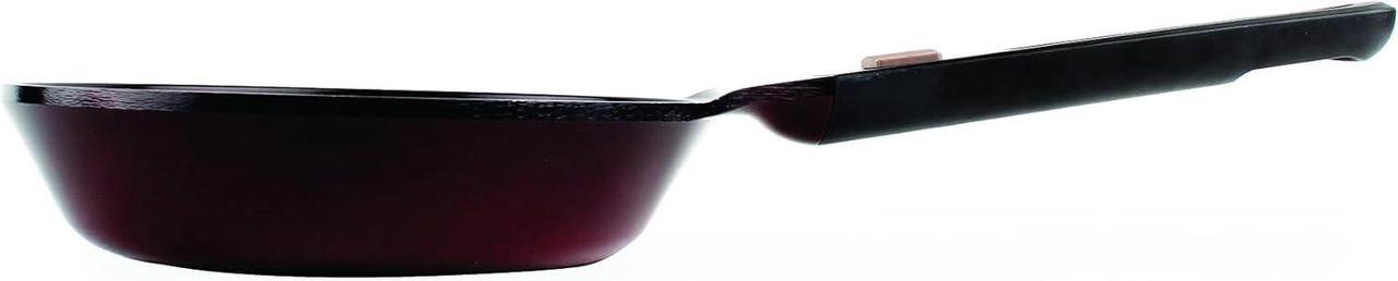 Alt view image 2 of 3 - Neoflam MyPan 9.5'' Ceramic Nonstick Frying Pan with Detachable Handle, Frying Pan for Fish, Skillet, Saute, Grill, Stir-Fry, Cake, PFOA-Free, Oven Safe, Dishwasher Safe, Red Ruby