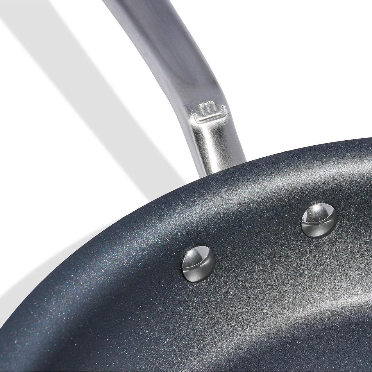 Alt view image 2 of 6 - Made In Cookware - ProCoat 12" Non Stick Frying Pan (Graphite) - 5 Ply Stainless Clad Nonstick - Professional Cookware - Crafted in USA - Induction Compatible