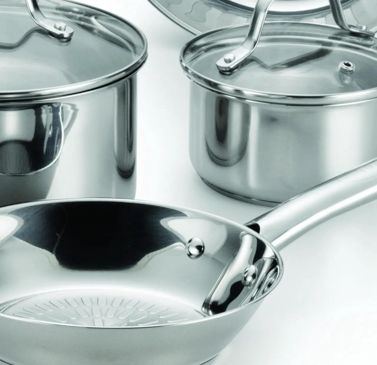 Alt view image 2 of 5 - T-fal Performa Stainless Steel Sauce Pan with Lid 3 Quart, Induction Compatible, Oven Broiler Safe 500F, Multipurpose Handy Saucepan, Kitchen Small Pot, Pots and Pans, Cookware, Dishwasher Safe Silver