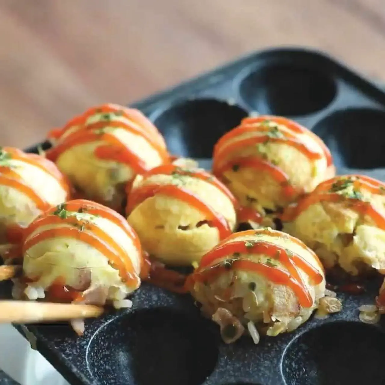 Alt view image 4 of 7 - TAKOYAKI Nonstick Grill Pan/Cooking Plate, Made in Korea