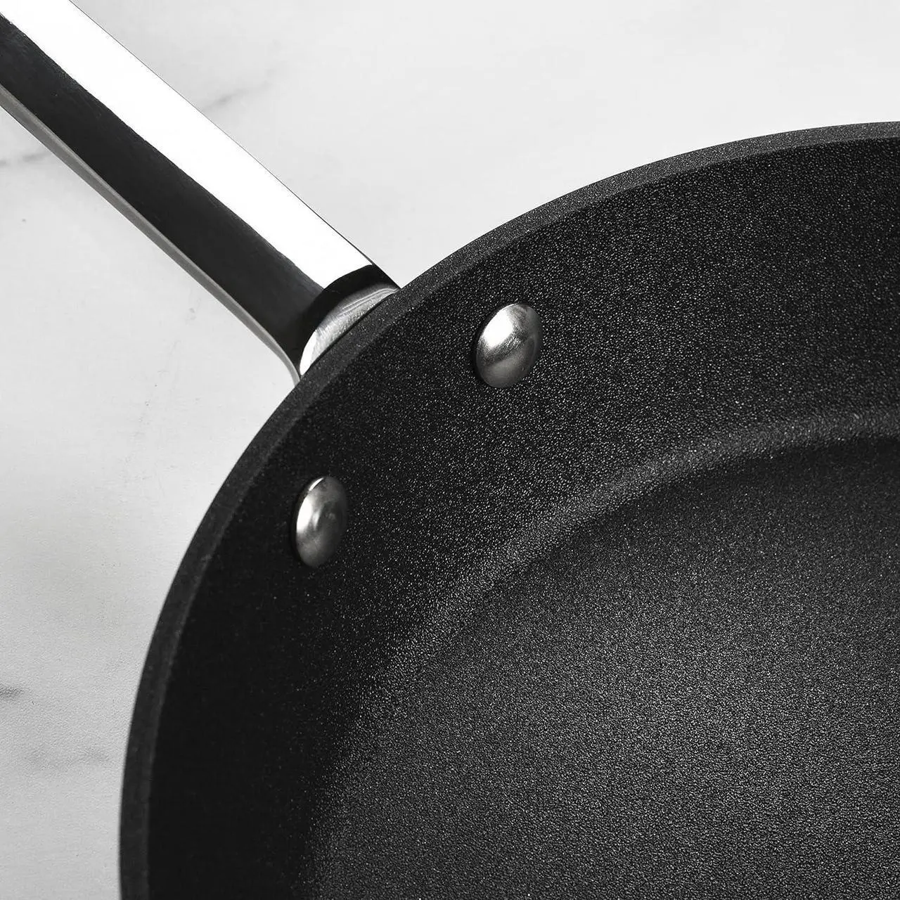 Alt view image 6 of 7 - Scanpan Stratanium+ Nonstick Stainless Steel 9.5 & 11" Fry Pan Skillet Set - Maitre D' - Made in Denmark