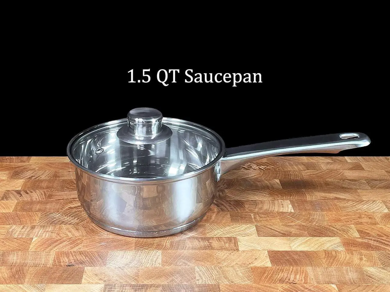 Alt view image 4 of 5 - Concord Cookware 7-Piece Stainless Steel Cookware Set, includes Pots and Pans