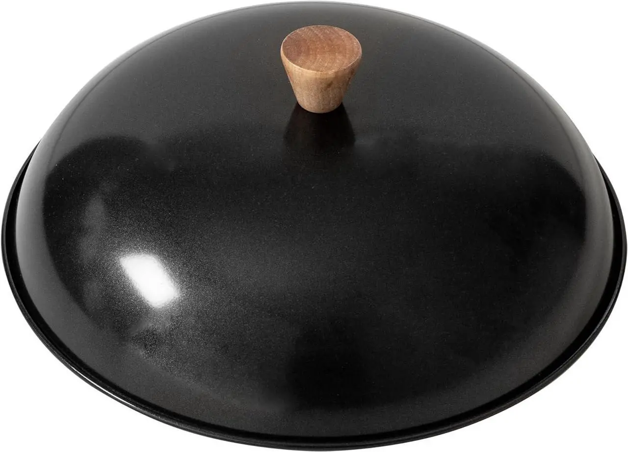 Main image of Joyce Chen 31-0066, 13.5-Inch Nonstick Steel Dome Lid for 14-Inch Wok Black