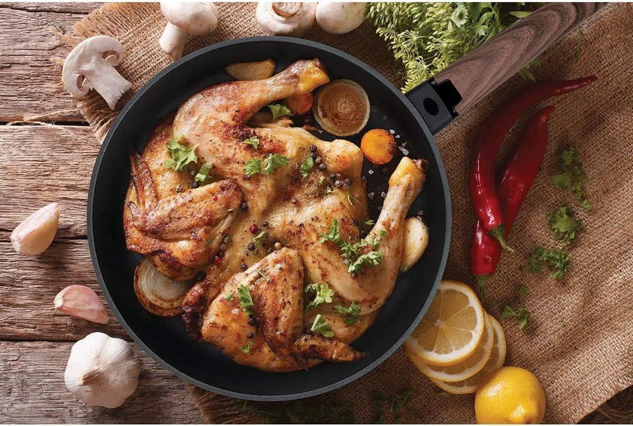 Alt view image 5 of 5 - Classico Series Non-Stick Fry Pan w/Detachable Handle, 12.6"