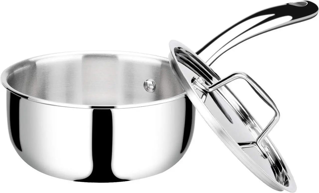 Duxtop Whole-Clad Tri-Ply Stainless Steel Saucepan