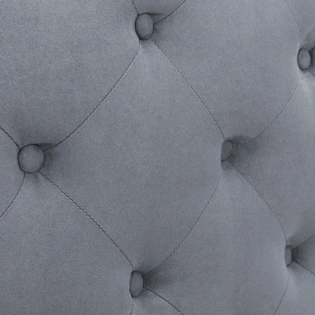 Alt view image 5 of 5 - Safavieh Mercer Collection Arebelle Grey Tufted Headboard (Full)