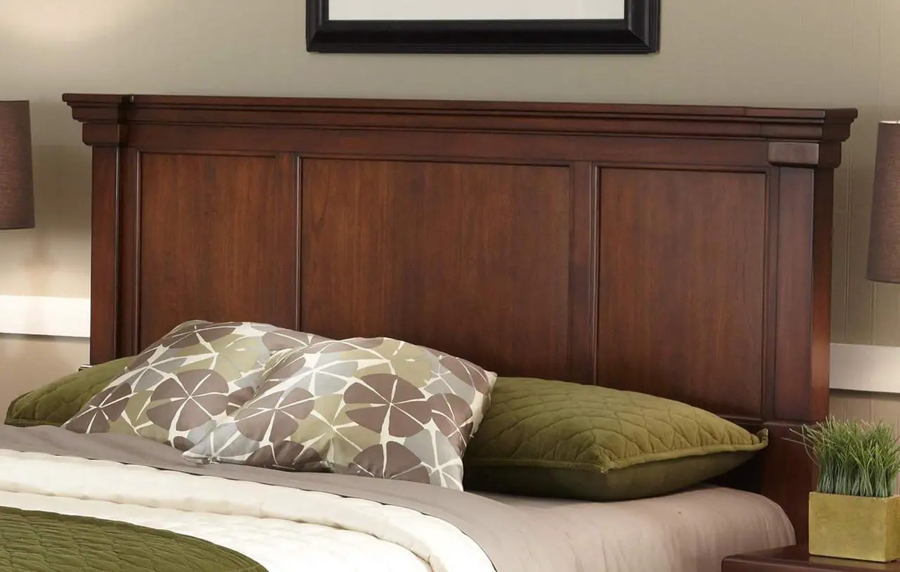 Alt view image 2 of 6 - Homestyles Aspen Rustic Cherry Queen Headboard by Home Styles