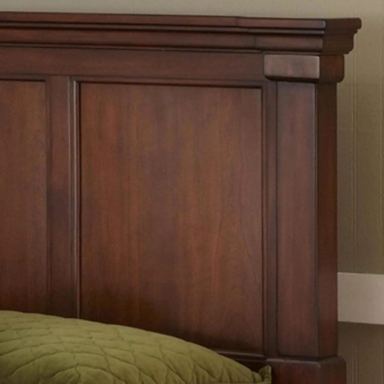 Alt view image 5 of 6 - Homestyles Aspen Rustic Cherry Queen Headboard by Home Styles