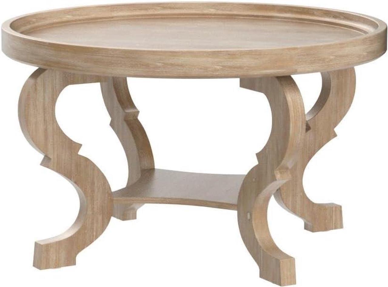 Alt view image 4 of 7 - Christopher Knight Home Althea Faux Wood Circular Coffee Table, Nature