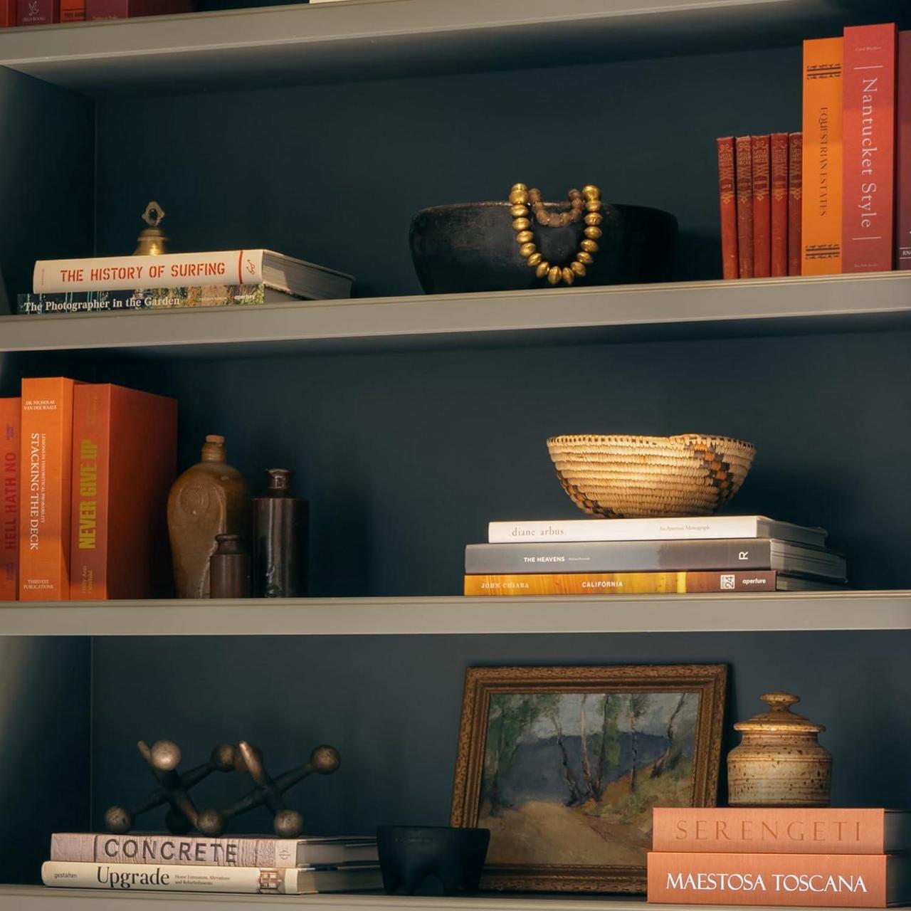 Alt view image 6 of 7 - 12 Decorative Faux Books, Fake Books for Bookshelf Decor, Beach House Coffee Table Books, Blue Decorative Books. Blue Home Decor Accents. Home Staging Books.