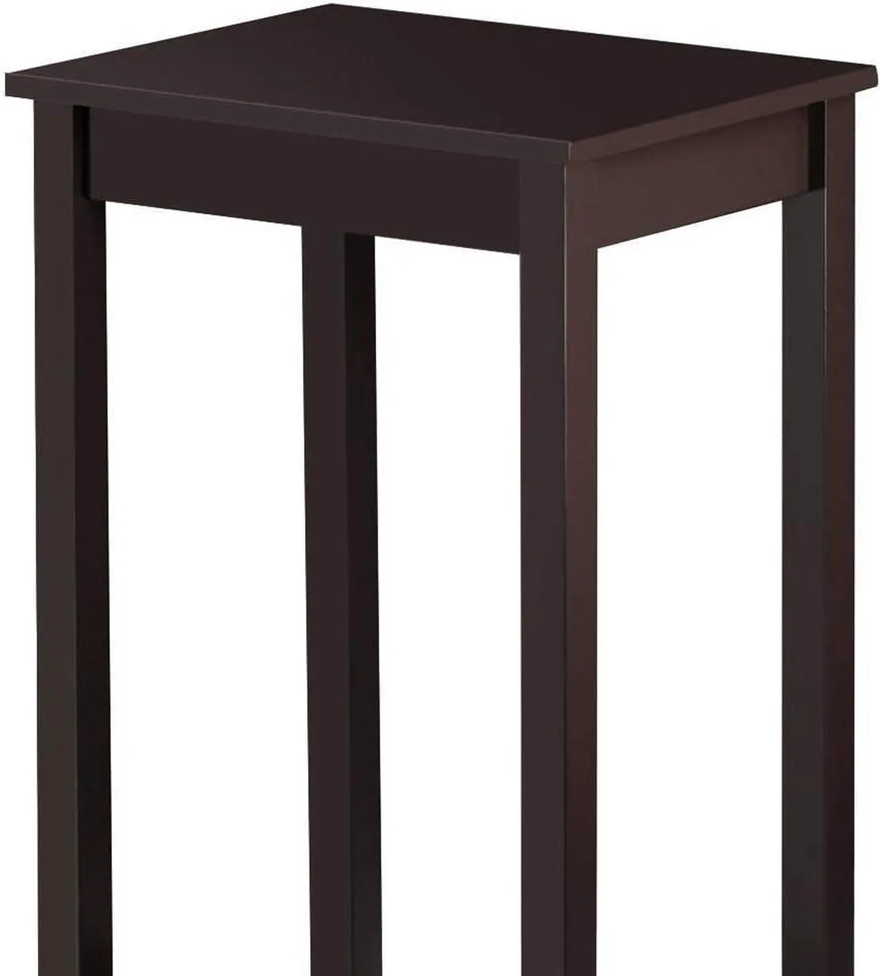 Alt view image 6 of 7 - Yaheetech 2 Tier Wood Tall End Table Sofa Side Snack Table Multipurpose Small Table for Living Room, Dark Coffee