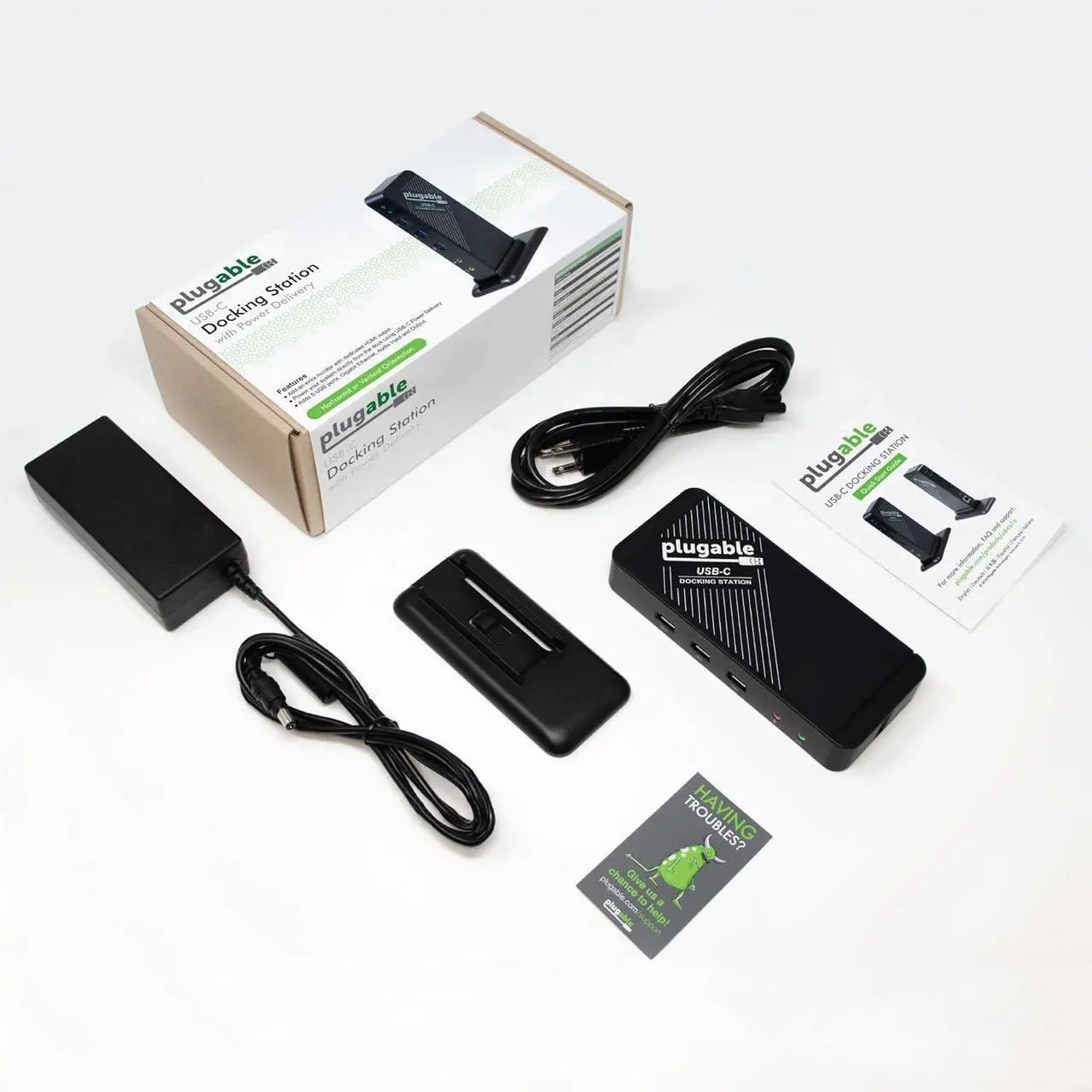 Alt view image 7 of 7 - Plugable USB-C Dock with 4K HDMI and 60W Charging, Compatible with Thunderbolt 3/4, USB4, and USB C MacBook, iPhone, iPad, Windows, and Chromebook 1Gbps Ethernet, 3X USB 3.0, 2X USB 2.0, Driverless