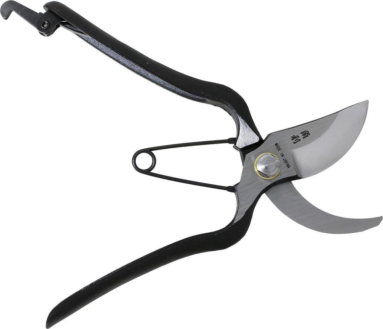 Alt view image 5 of 7 - KAKURI Japanese Pruning Shears for Gardening Heavy Duty 8", Made in JAPAN, Professional Garden Bypass Pruners with Leather Sheath, Hand Forged Japanese Carbon Steel, Black