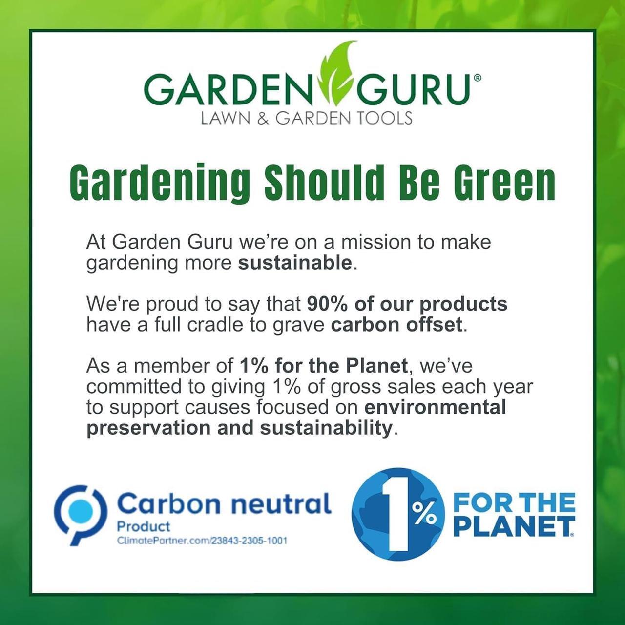 Alt view image 2 of 4 - GARDEN GURU Indestructible Titanium Garden Clippers - Professional Bypass Hand Pruner Pruning Shear with Comfort Grip Handles for Gardening, Trimming, and Yard Work - Hardened Steel & Titanium Blade