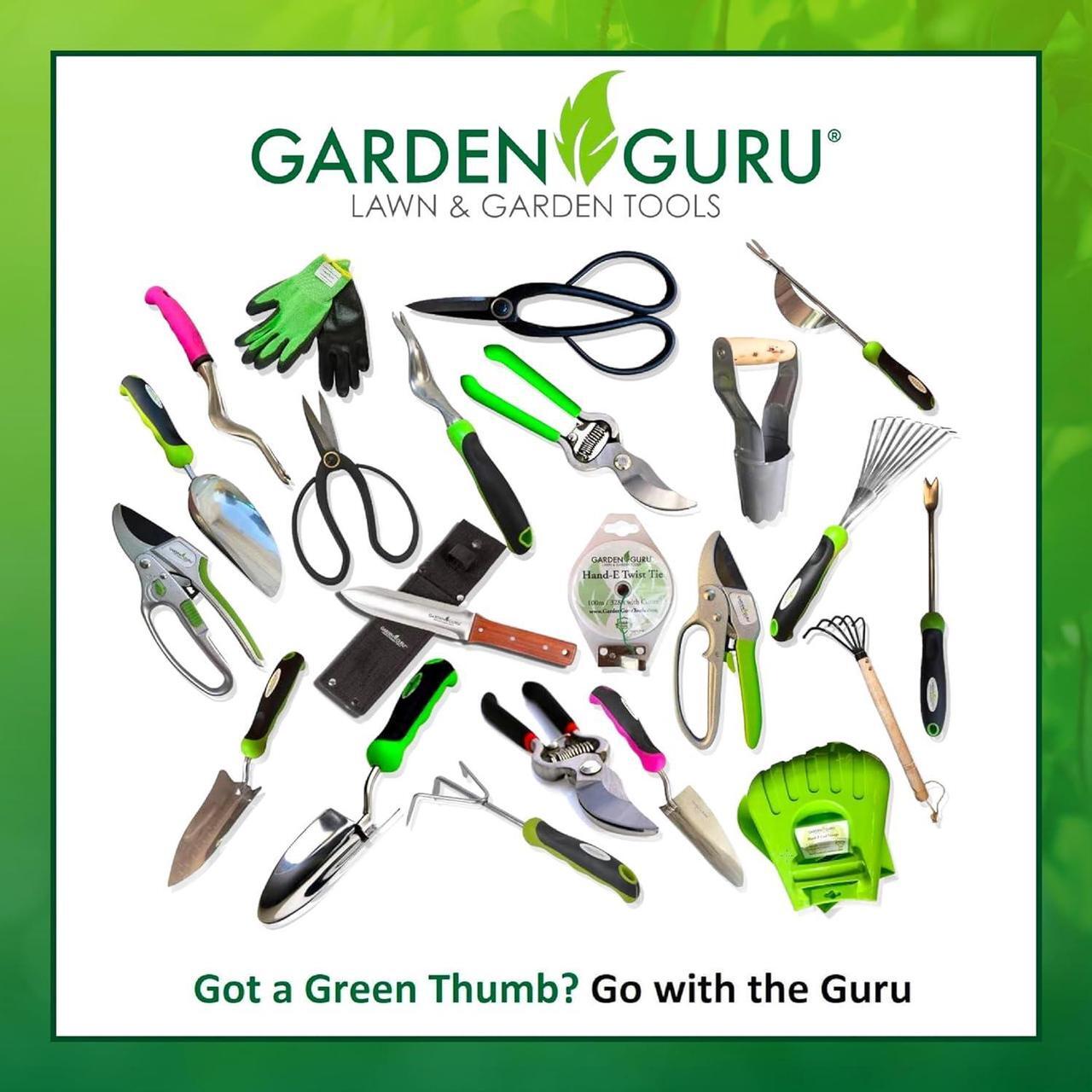 Alt view image 4 of 4 - GARDEN GURU Indestructible Titanium Garden Clippers - Professional Bypass Hand Pruner Pruning Shear with Comfort Grip Handles for Gardening, Trimming, and Yard Work - Hardened Steel & Titanium Blade