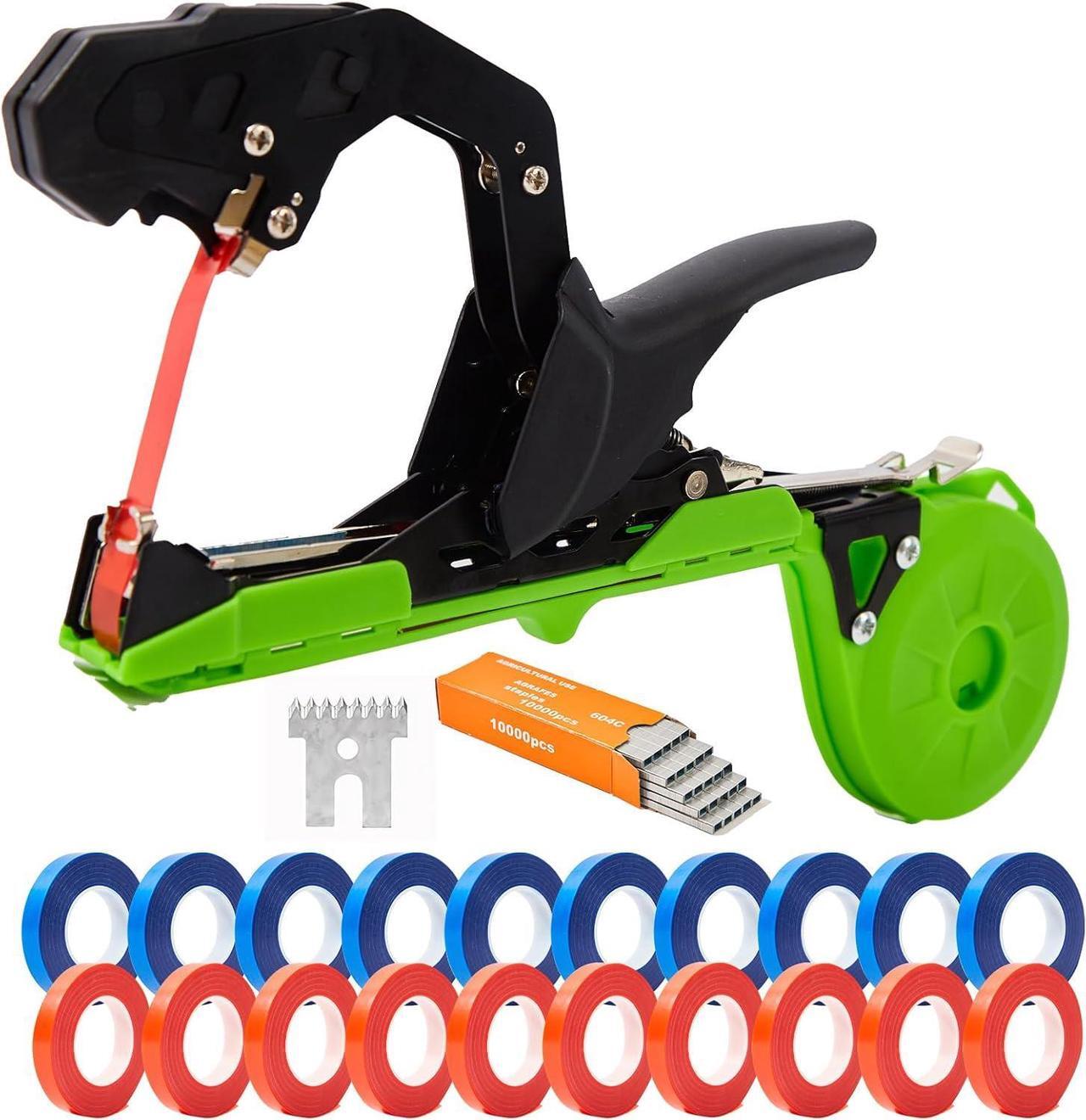 Main image of Plant Tying Machine, Lightweight Plant Tape Tool for Quick Vine Tying, for Gardeners and Farmers,Plant Tie Tapener Gun with Tapes and Staples