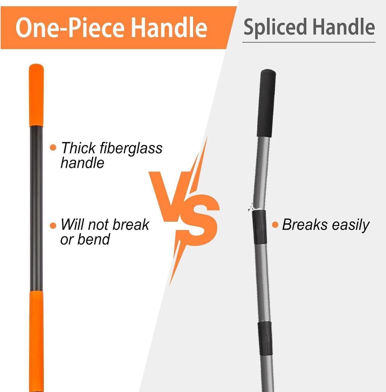 Alt view image 6 of 7 - Hoe Garden Tool, Heavy Duty Garden Hoe for Weeding, Metal Garden Hoe with Long Handle, 58 Inches