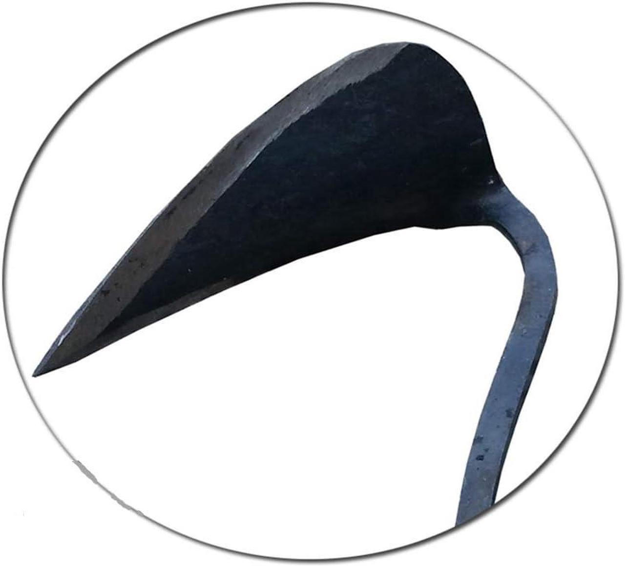 Alt view image 3 of 4 - HANSHIN Premium Forged Gardening Hand Plow Hoe, Korean Daejanggan Style Ho-Mi(Weeding Sickle) for EZ Digger Tools, 1 Pack