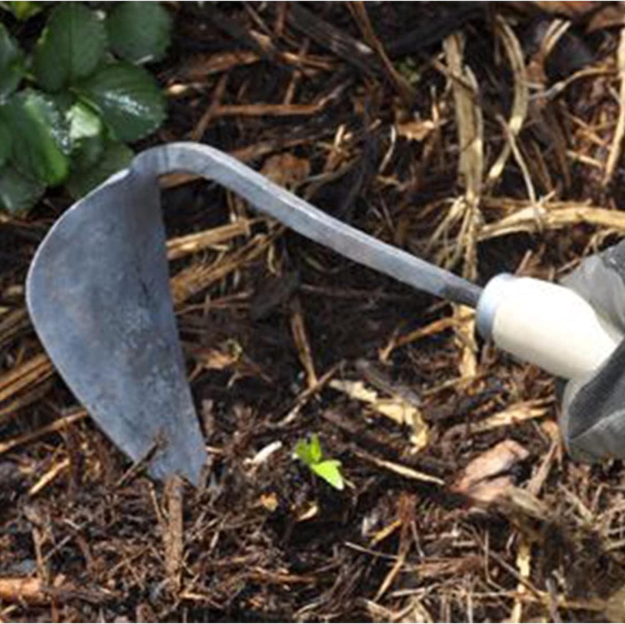 Alt view image 7 of 7 - Premium Forged Gardening Hand Plow Hoe, Korean Daejanggan Style Ho-Mi(Weeding Sickle) for EZ Digger Tools 1 Pack