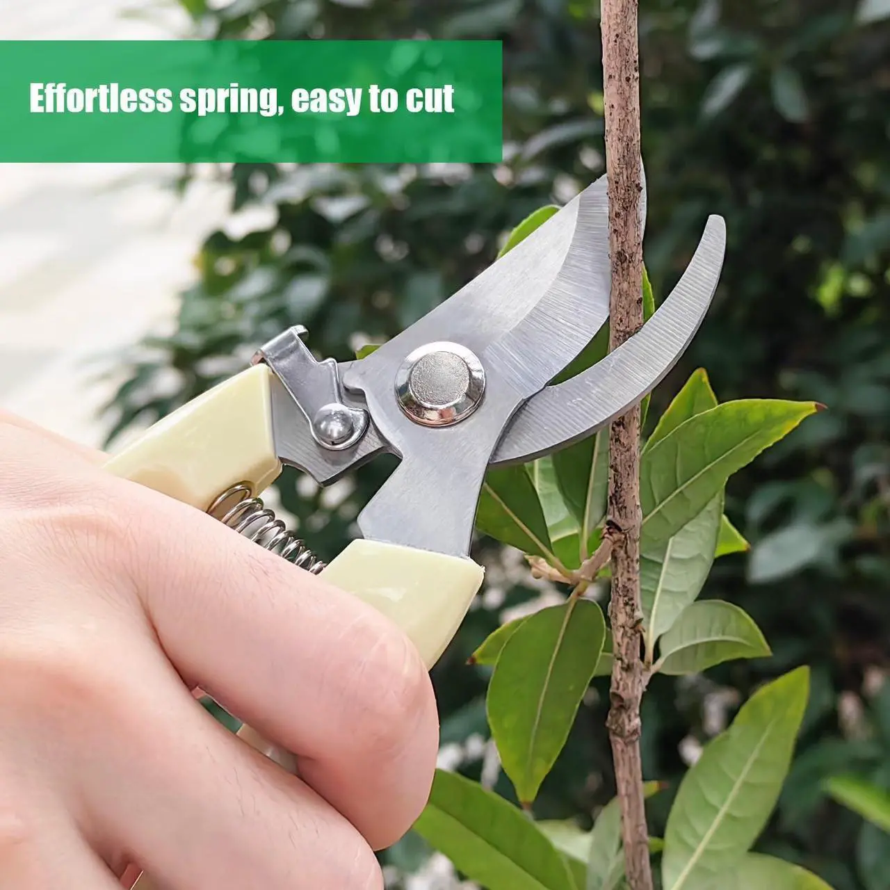 Alt view image 4 of 6 - 4-Pack Garden Shears, Lightweight Pruning Shears Short Floral Scissors Gardening Tools for Trimming, Deadheading, Plant Care