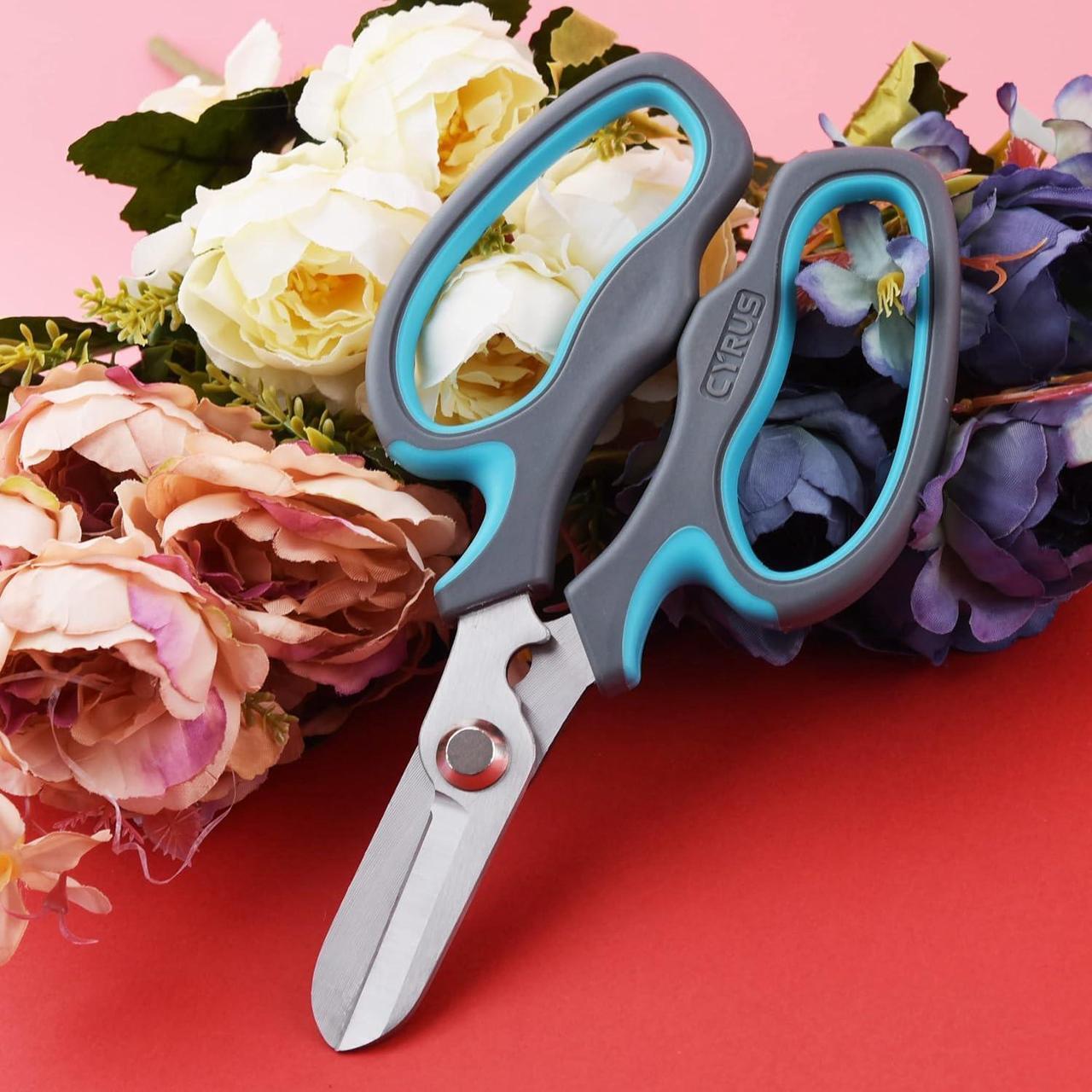 Alt view image 7 of 7 - CYRUS Garden Shears Pruner Secateurs Pruning Scissors Flower Sharp Gardening hand tools Florist Bonsai Cutters Rose Snips