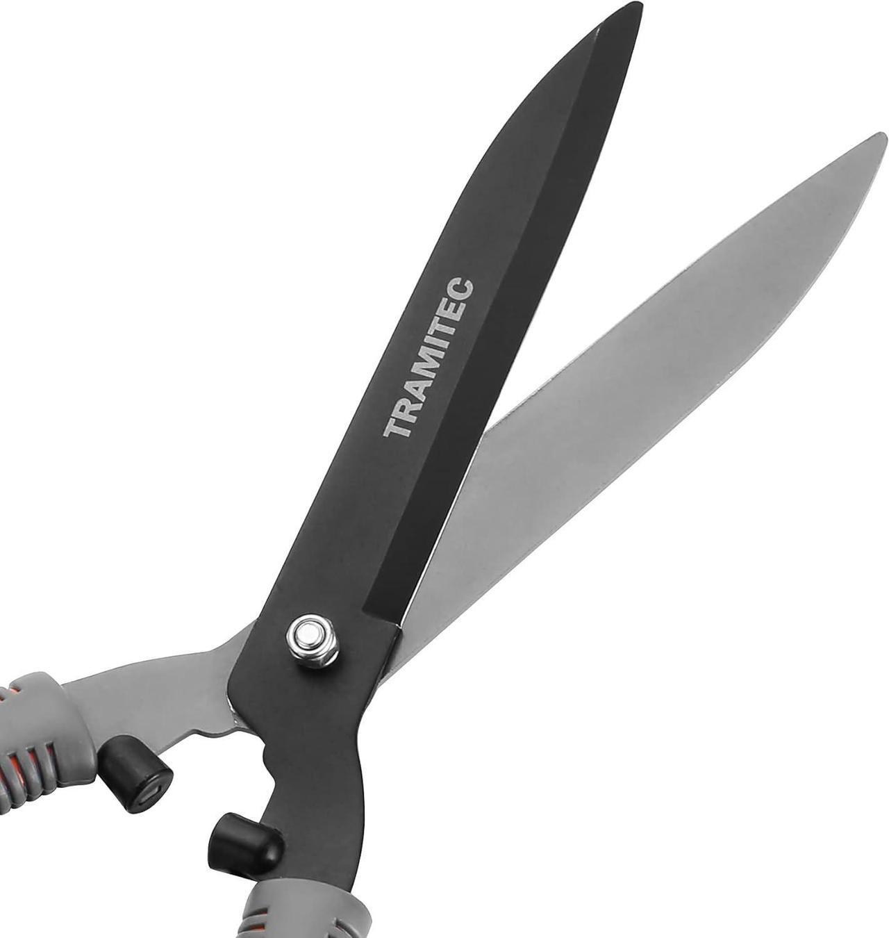 Alt view image 4 of 7 - Garden Hedge Shears. Hedge Clippers & Shears SET with Super Pruning Shears. Heavy Duty Garden Clippers for Shaping Bushes Nicely. Hedge Scissors & Shears made with Durable Carbon Steel.