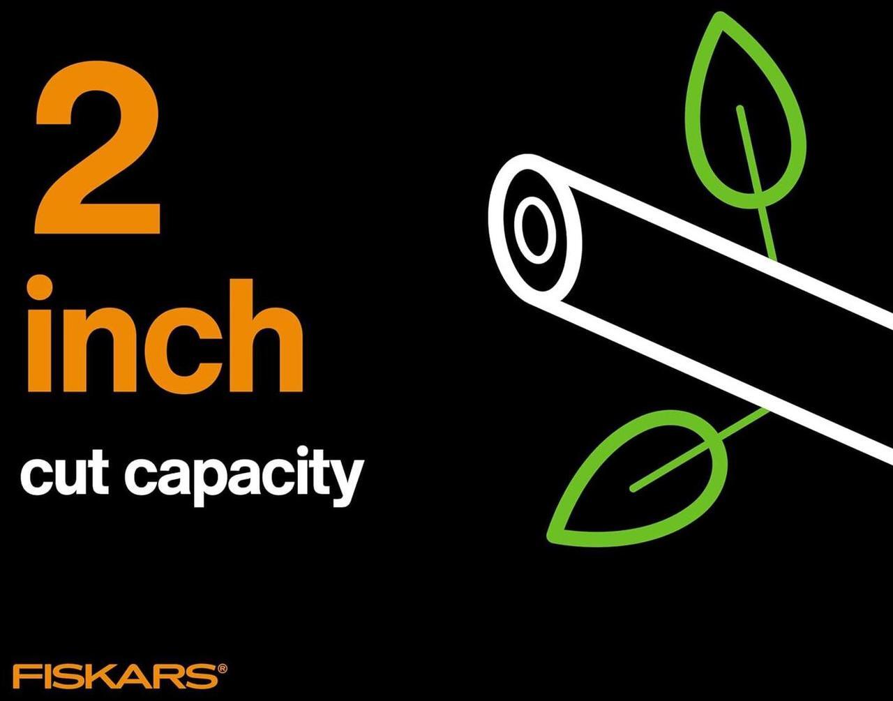Alt view image 7 of 7 - Fiskars 32-Inch Loppers for Tree Trimming, Heavy Duty, Low-Friction Sharp Steel Blade, Branch Cutter up to 2-Inch Diameter Cut Capacity, PowerGear2 Technology that Multiplies Power for Less Effort