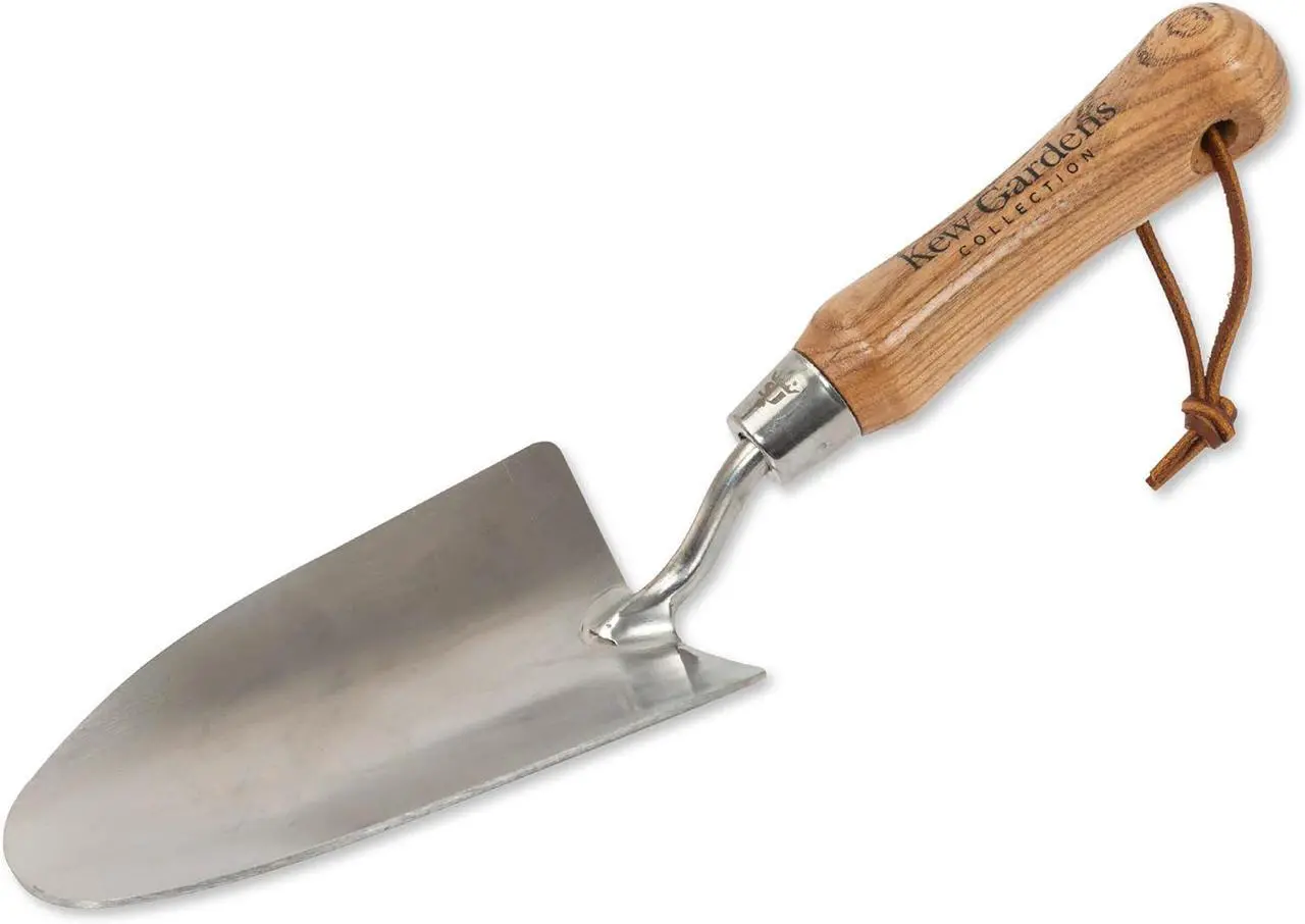 Alt view image 2 of 4 - Spear & Jackson Kew Gardens 3010KEW Stainless Steel Hand Trowel, Blue, 5" Handle