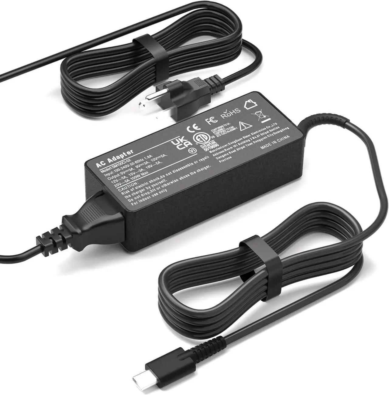 Main image of 100W 65W USB C Charger for Asus ROG Ally X Z1 Ally Dock ROG Flow X13 Z13 GV301 GV302 GZ301 Duo 14 15 16 UX8406 Vivobook S 14 15 16X 14X ZenBook 14 14X S13 Zephyrus G16 M16 G15 G14 S17 Strix G18 G16