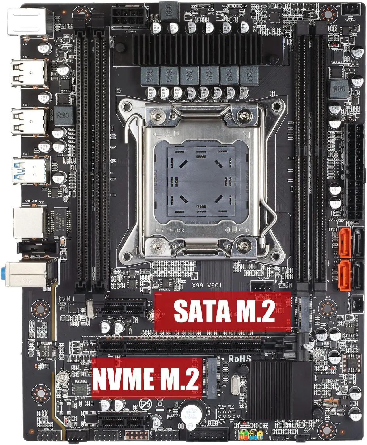 Alt view image 2 of 7 - Atermiter D4 DDR4 X99 Motherboard Set with Xeon E5 2620 V3 LGA2011-3 CPU 2pcs X 8GB = 16GB 2666MHz DDR4 Desktop RAM Memory