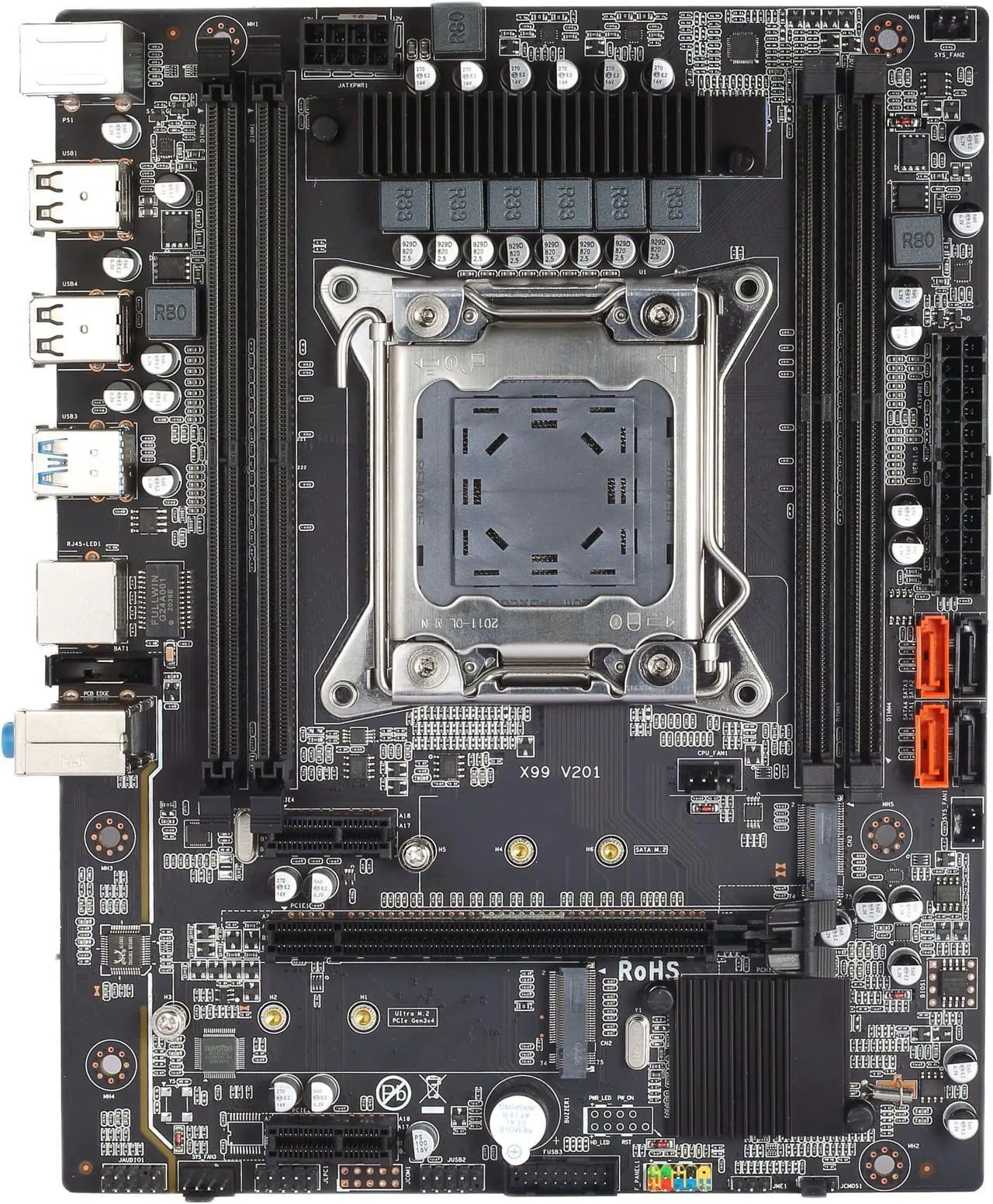 Alt view image 6 of 7 - Atermiter D4 DDR4 X99 Motherboard Set with Xeon E5 2620 V3 LGA2011-3 CPU 2pcs X 8GB = 16GB 2666MHz DDR4 Desktop RAM Memory