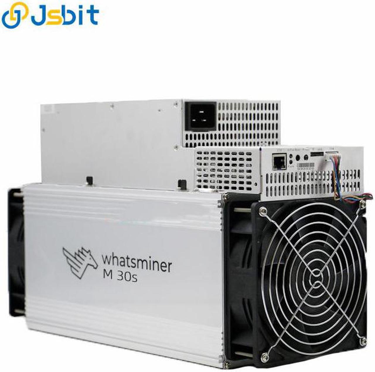 Bitcoin Miner Microbt Whatsminer M30S 86T ASIC Miner Machine Include PSU Power Supply and Power Cords