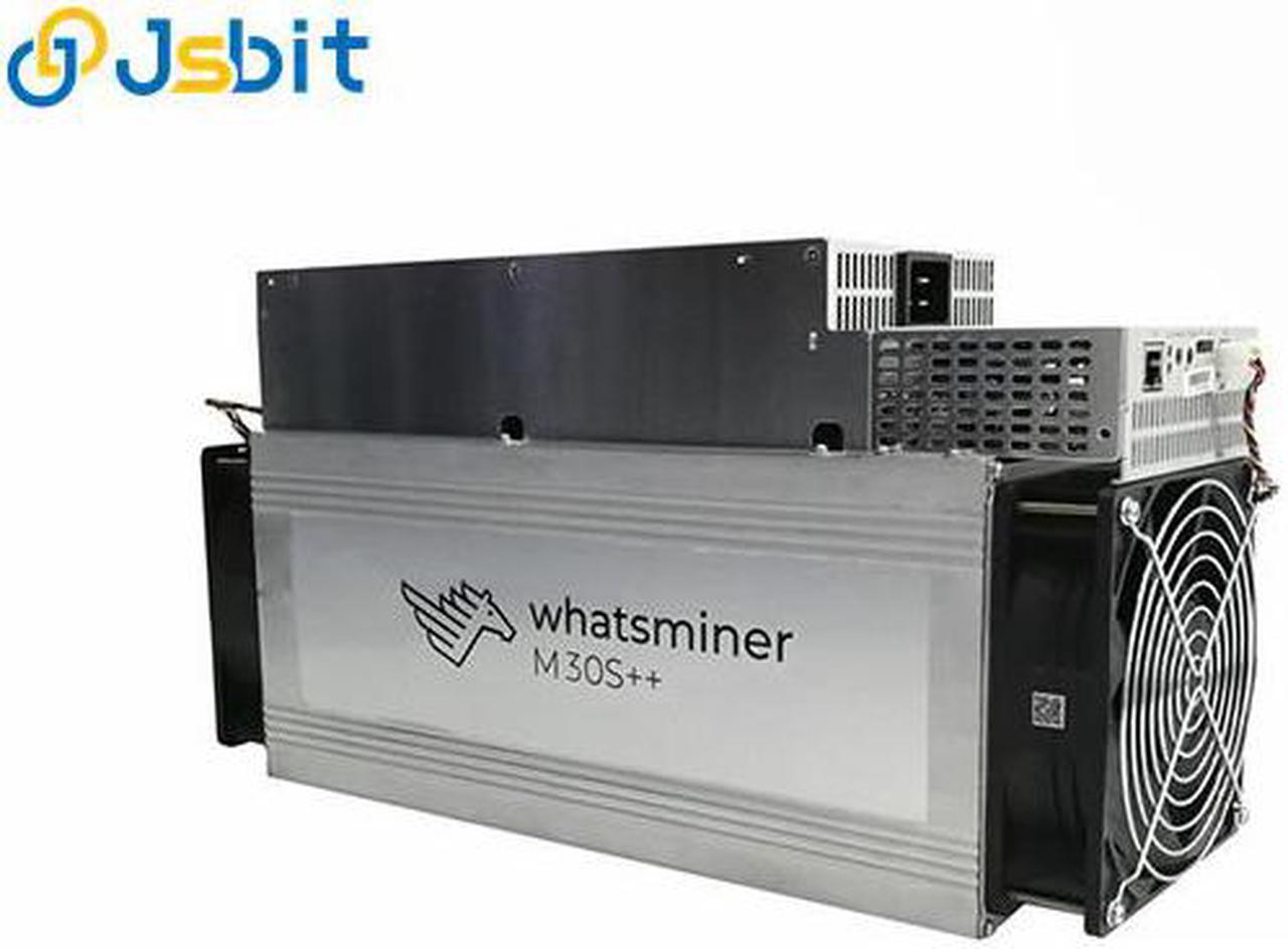 MicroBT WhatsMiner M30S++ 102TH/s 3162W Crypto Bitcoin Mining BTC Blockchain Asic Miner