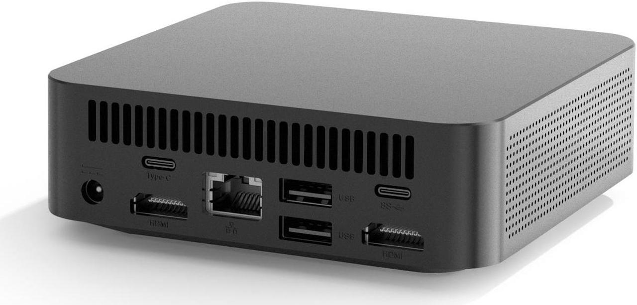Alt view image 2 of 7 - Chatreey T9 Mini PC intel N100 Ultra Small Pocket Computer 16G RAM 512G SSD 4x4K@60GHZ Output 2xTYPE-C Support Auto Power On
