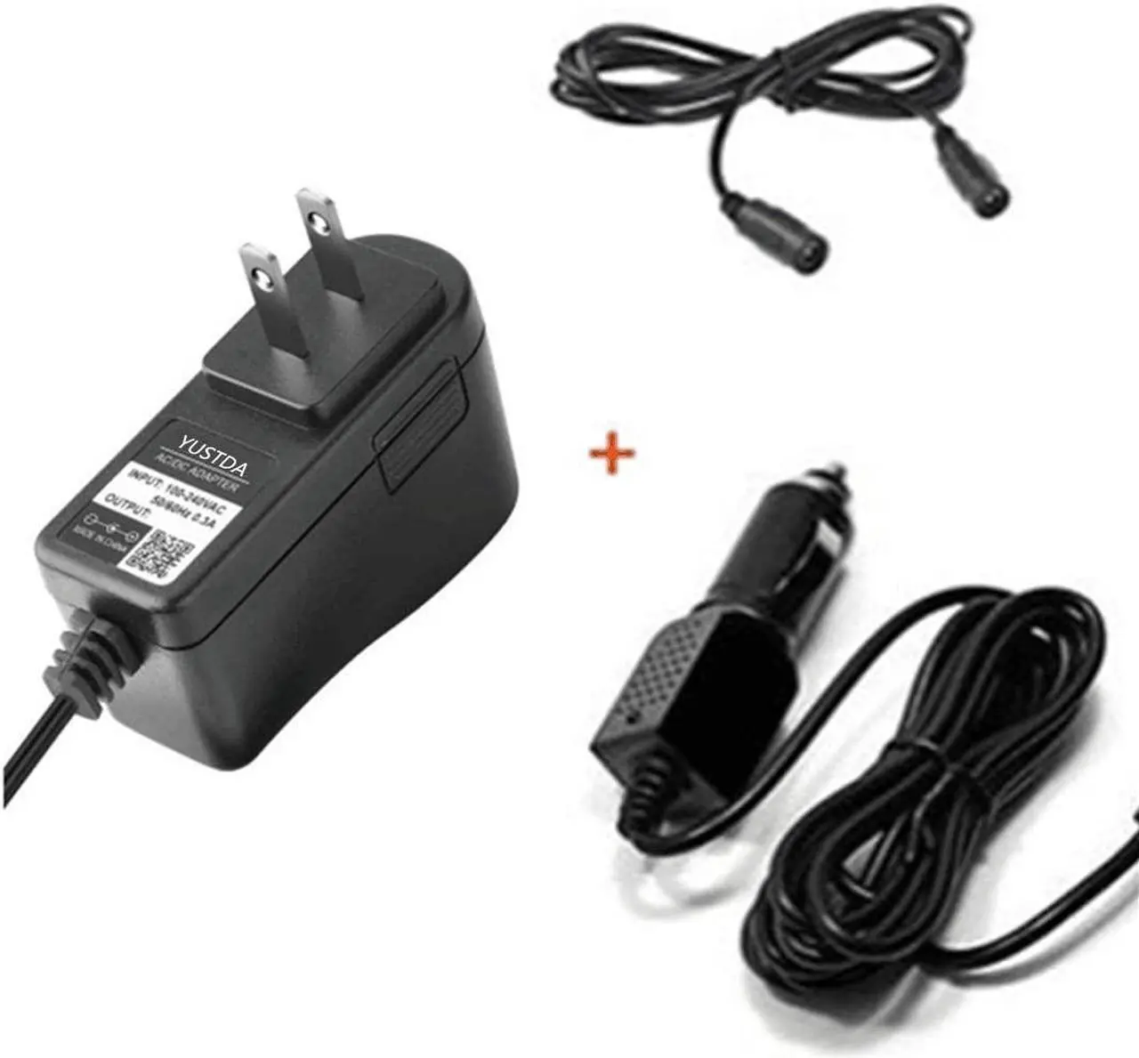 Main image of Cigarette Lighter Plug 12V AC/DC Adapter for Schumacher SJ3 SJ4 Jumpstarter Instant Power Portable Jump Starter 12 Volt Power Station Power Supply Cord Battery Charger Mains PSU