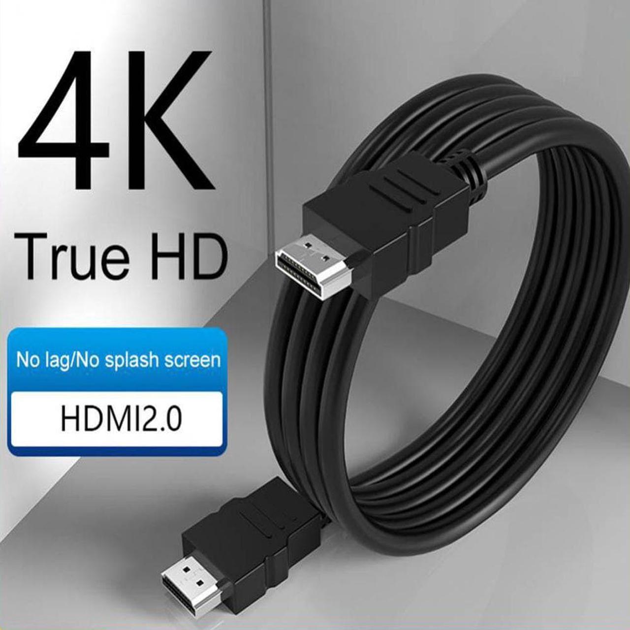 AUBEAMTO 2-Pack 4K HDMI Cable(5ft), Set-top Box TV Data HDMI 2.0 Cable Version Ultra High Speed Certified 4K@60Hz Computer Video HDMI For Xiaomi PS5